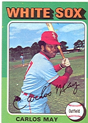 1975 Topps Baseball Cards      480     Carlos May